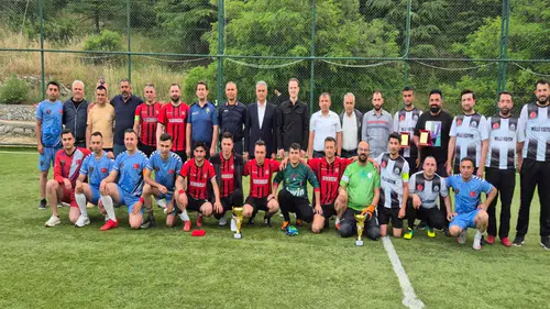 Kurumlararası turnuvada kupalar sahiplerini buldu