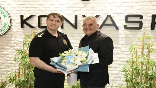 Emniyet Müdürü Koç'tan Konyaspor'a ziyaret