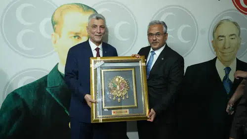 MHP Konya İl Başkanı, Bakan Bolat'a eşlik etti