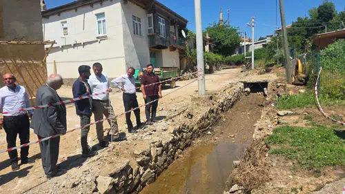 Doğanhisar'da dere ıslahında önemli aşama geride kaldı