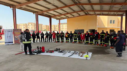 Konya Büyükşehir, Cibutili İtfaiyecilere eğitim verdi