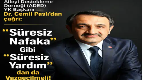 ADED başkanı süresiz nafakanın iptalini değerlendirdi