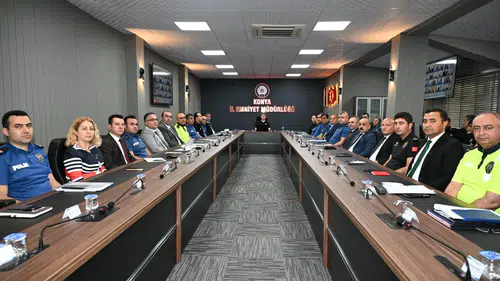 Konya Emniyeti’nde NATO Zirvesi güvenliği masaya yatırıldı