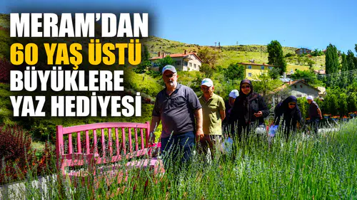 Meram’dan 60 yaş üstü büyüklere yaz hediyesi