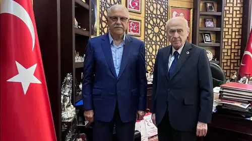 Konyalı Başkan Kızılkaya ilçesinin geleceği için genel başkanlarla görüştü!