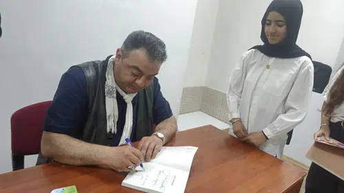 Saraçoğlu İmam Hatip Ortaokulu'nda yazar buluşması gerçekleştirildi