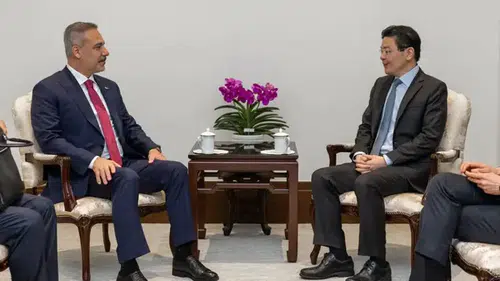 Dışişleri Bakanı Fidan, Singapur'da