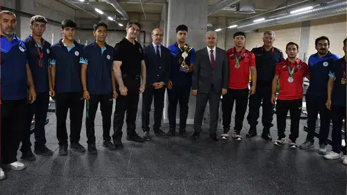 Dünya dereceli halterciler Konya protokolüyle buluştu