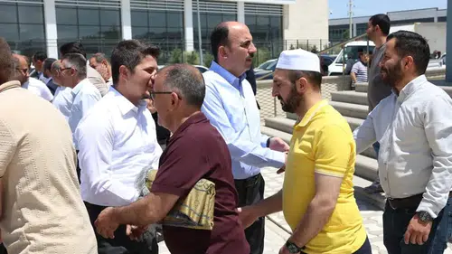 Konya'da cuma buluşması! Başkan Altay cemaatle bir araya geldi