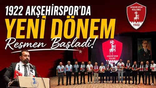 1922 Akşehirspor'da yeni dönem