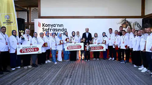 Konya'nın en lezzetli sofrası seçildi! Yöresel yemek yarışması tamamlandı