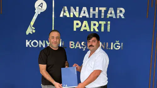 Anahtar Parti Yunak İlçe Başkanlığına Hasan Şahin atandı