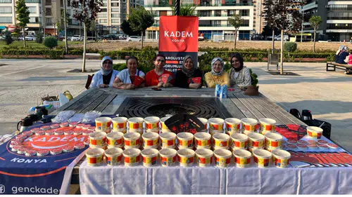 KADEM Konya'dan aşure ikramı