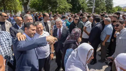 Başkan Fatih Özgökçen Seydişehir'de vatandaşlarla buluştu