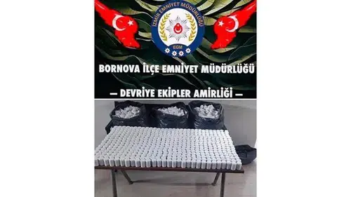 Otomobilde 118 bin sentetik hap ele geçirildi