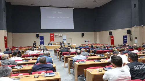 İl Afet Risk Azaltma Planı Bilgilendirme Toplantısı gerçekleştirildi