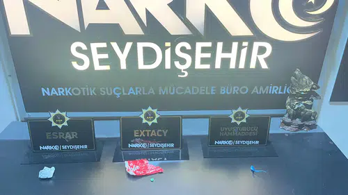 Konya'da uyuşturucu operasyonunda 1 şüpheli tutuklandı