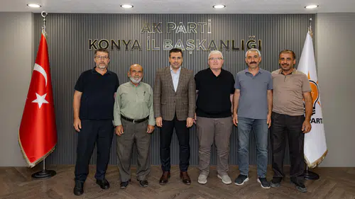 Küçükmuhsinelilerden AK Parti Konya İl Başkanı Fatih Özgökçen’e ziyaret