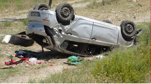 Konya'da feci kaza: 1 ölü, 3 yaralı