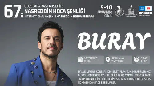 Nasreddin Hoca Şenliği'nde Buray sahne alacak