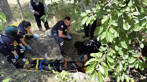 Konya'da kiraz toplamak için çıktığı ağaçtan düşen kişi yaralandı