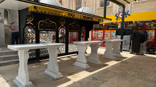 Konyalı hayırsever o camiye 3 yeni musalla taşı kazandırdı!