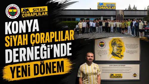 Konya Siyah Çoraplılar Derneği'nde yeni dönem