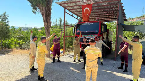 Konya'da orman işçileri her sabah bunu yapıyor!