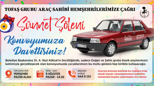 Akşehir’de Sünnet Şöleni Heyecanı