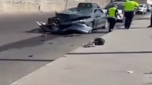 Otomobille çarpışan motosikletin sürücüsü öldü
