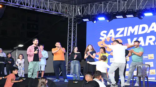 “Sazımda Söz Var” etkinliği renkli görüntülere sahne oldu