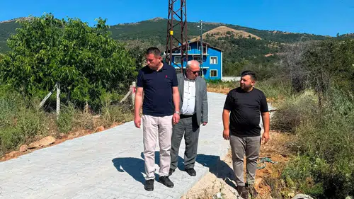 Konyalı Başkan taş döşemeleri tek tek inceledi!
