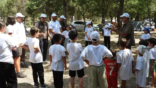 Konya’da aileler ve çocuklar doğada buluştu