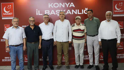 Konya siyasetinde dikkat çeken ziyaret! Vatan Partisi’nden Saadet Partisi’ne kritik görüşme