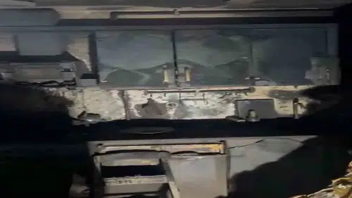 Evde çıkan yangında öldü, eşi yaralandı