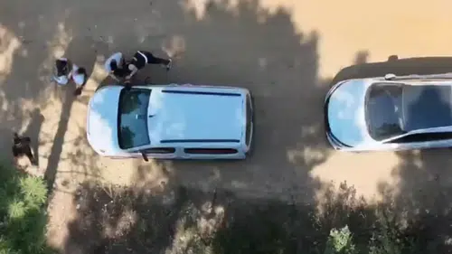 Hükümlü dron destekli denetimde yakalandı