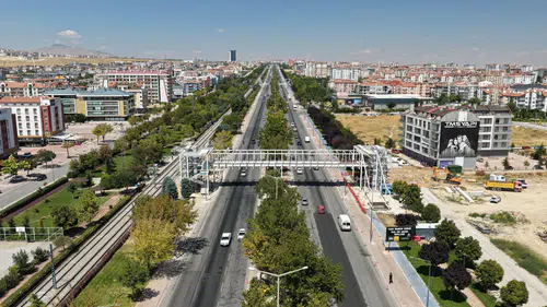 Başkan Altay, Yazır Yaya Üst Geçidi inşaatını inceledi