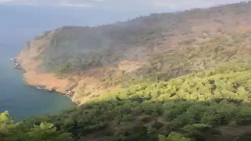Muğla'da orman yangını ikinci gününde
