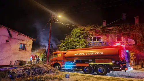 Seydişehir'de evde çıkan yangın söndürüldü