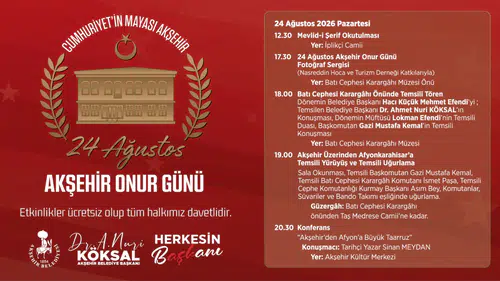 Büyük zaferin ilk adımı Akşehir’de yeniden canlanıyor