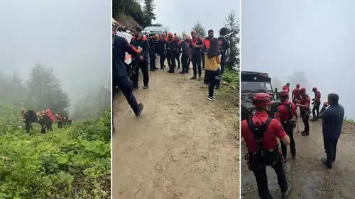 Kayıp kişi, 600 metrelik uçuruma yuvarlanan aracında ölü bulundu