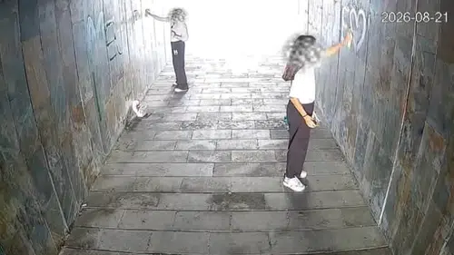 Konya'da 2 genç kız güvenlik kameralarını unuttu: Böyle yakalandılar!