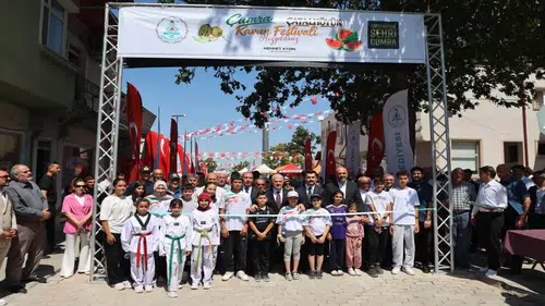 Çumra’da kavunlar yarıştı ödüller sahiplerini buldu