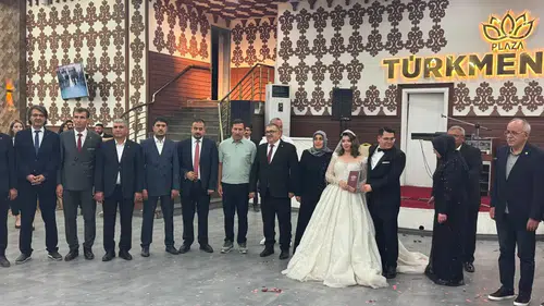 MHP Konya bu düğünde buluştu: Kaynar çifti dünya evine girdi