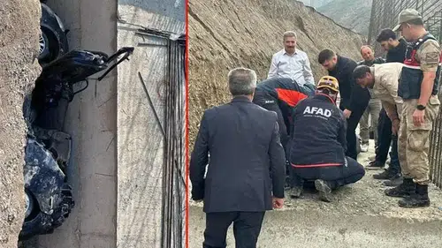 Uçan otomobildeki 3 kişi öldü
