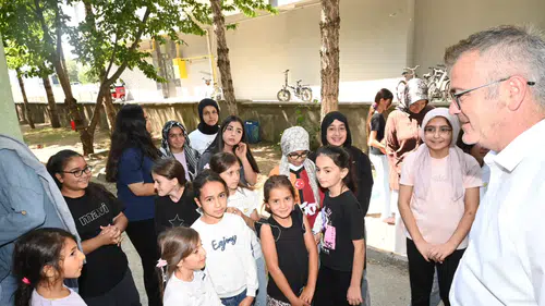 Başkan Ustaoğlu, Kur’an Kursu öğrencileriyle buluştu