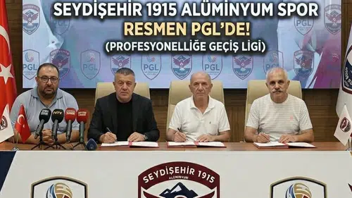 Seydişehir 1915 Alüminyum Spor Kulübü, resmen PGL’de