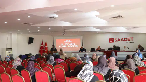 Saadet Partisi İl Kadın Kolları'nda, İl Divan Toplantısı gerçekleştirildi