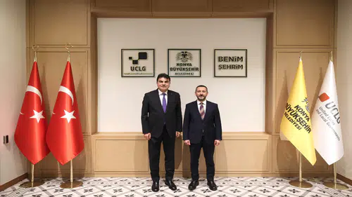 Milli Savunma Bakan Yardımcısı Heybet, Konya Büyükşehir’i ziyaret etti