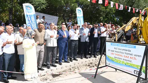 Konya'da doğal gaz temeli atıldı: Konfor artacak!